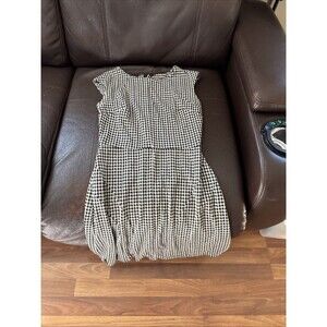 Women’s Merona Size Small Black And White Dress Short Sleeve
